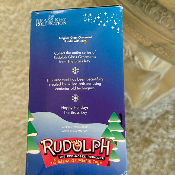 VTG Yukon Cornelius Glass Ornament Island of Misfit Toys 2001 - Picture 4 of 5